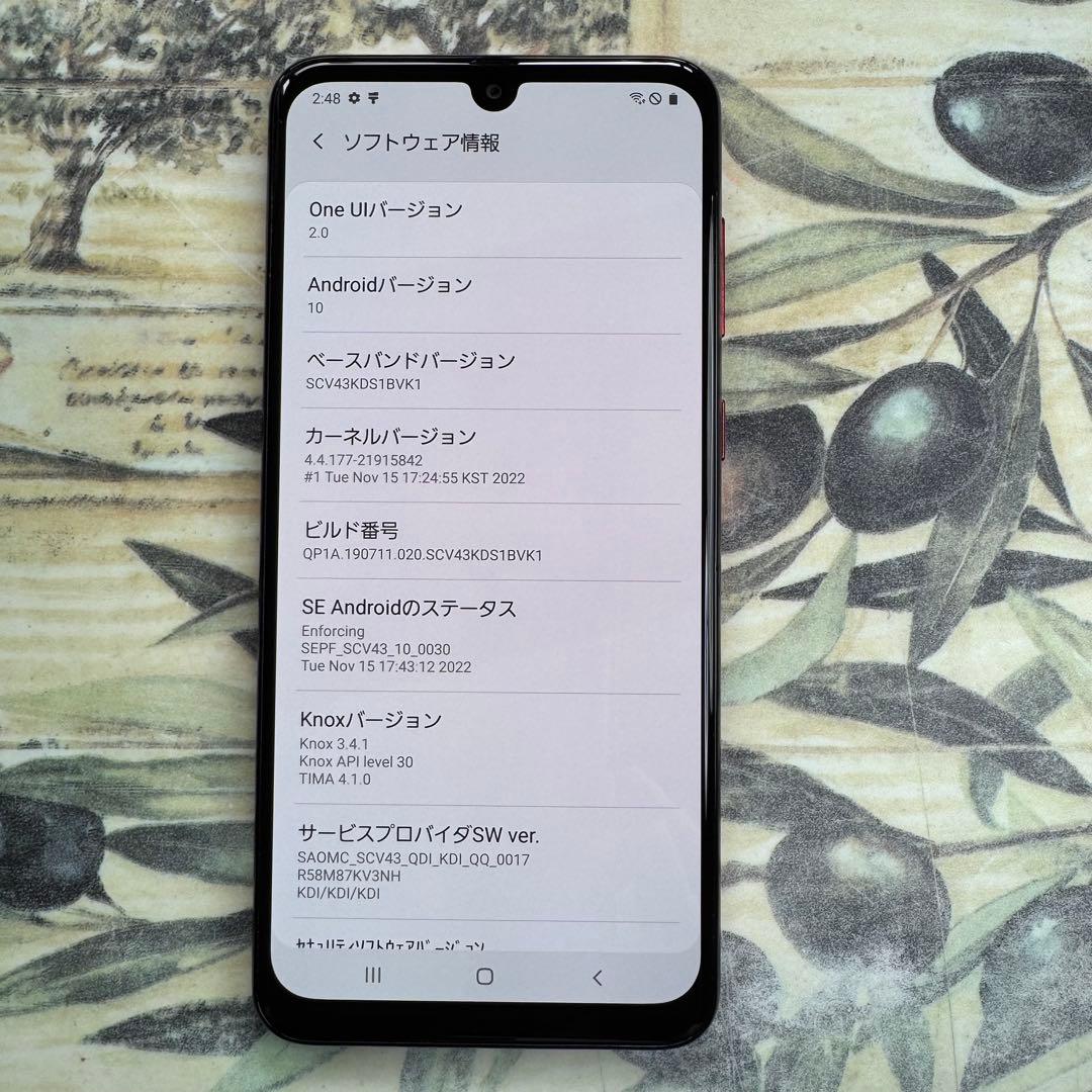 Galaxy A30 レッド 64 GB SIMロック解除済み