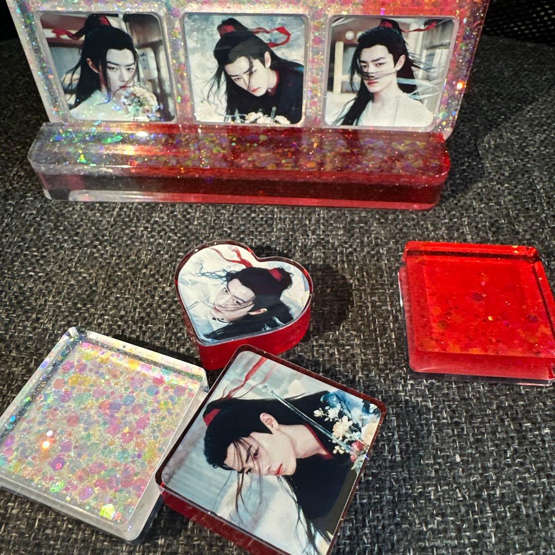 肖戦 魏無羡 陳情令 2番スタジオ　新両面レジン九宫格玄関置物 0327