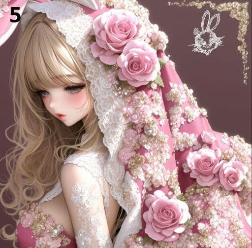 ⭐枚数限定パネル⭐ ②　　女の子パネル生地　♡オーダー受付中♡　ハンドメイド