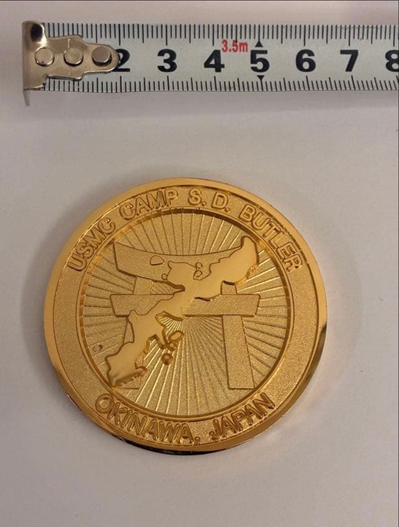 [希少] 沖縄 USMC MCCS チャレンジ＆ベア置物