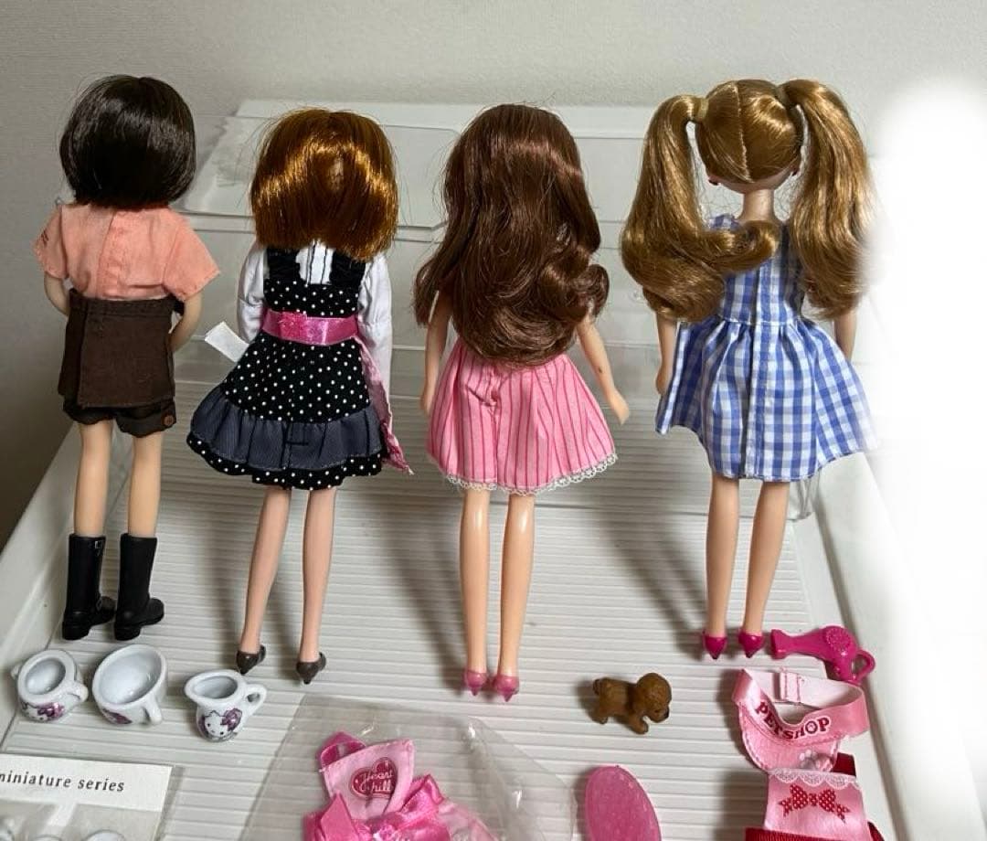 リカちゃん人形のペットショップ、ミスド衣装のセット