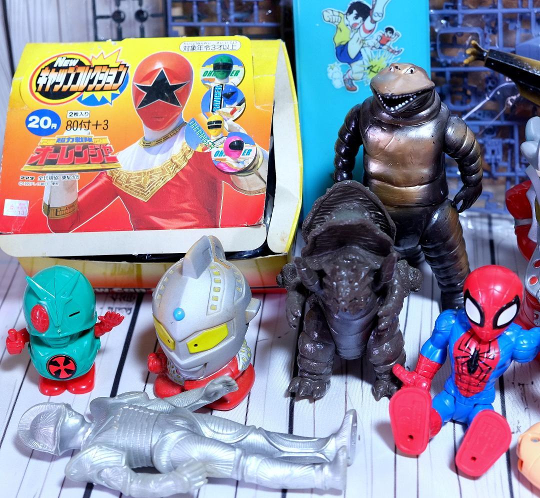 昭和 レトロ まとめ ソフビ 仮面ライダー ウルトラマン プラモ 怪獣