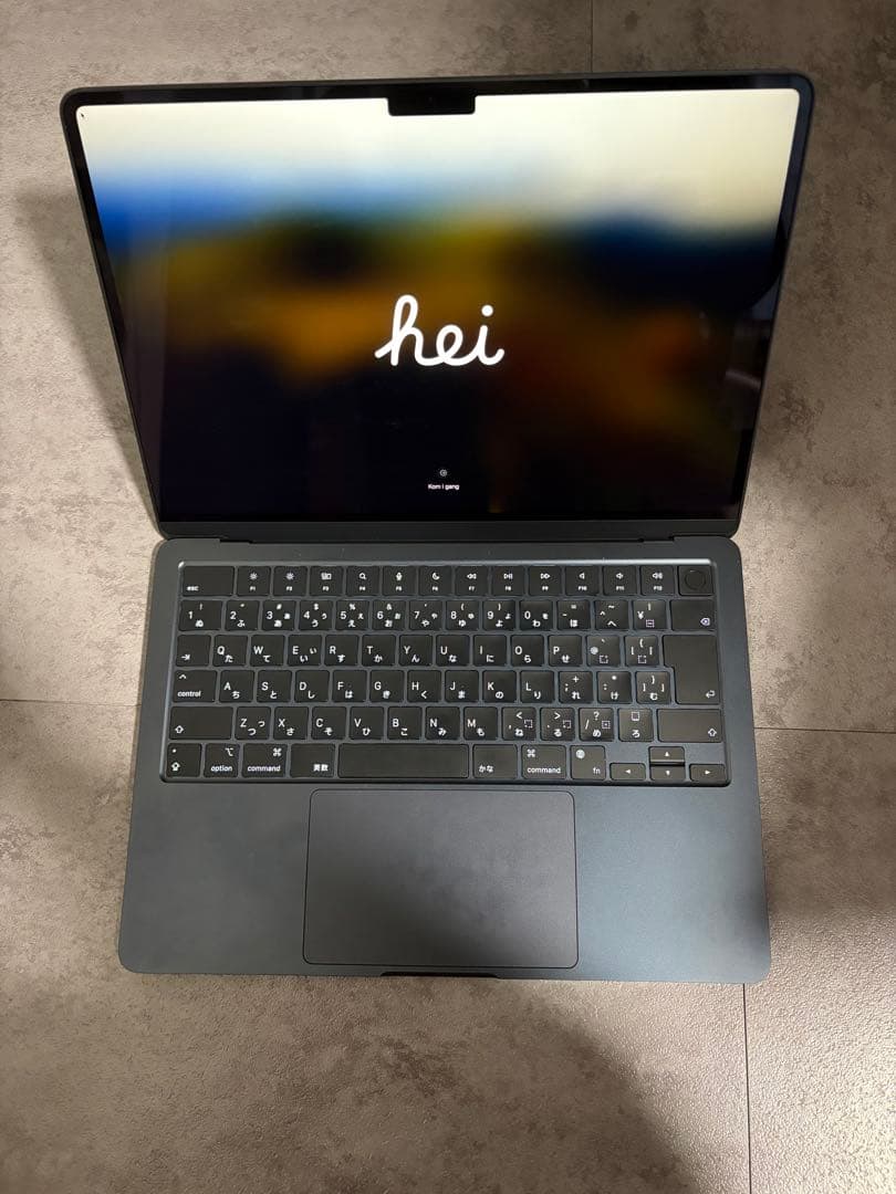 MacBookAir13インチ m3 ミッドナイト