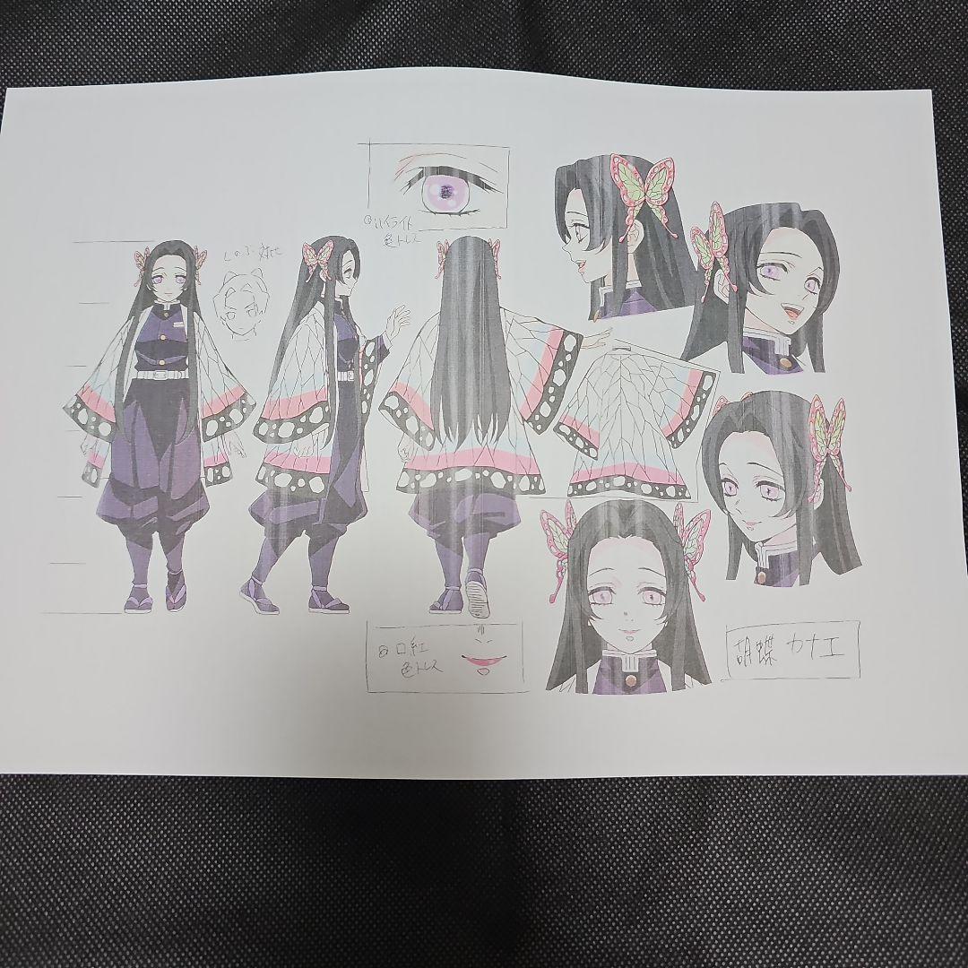 鬼滅の刃 胡蝶&カナヲ 設定資料