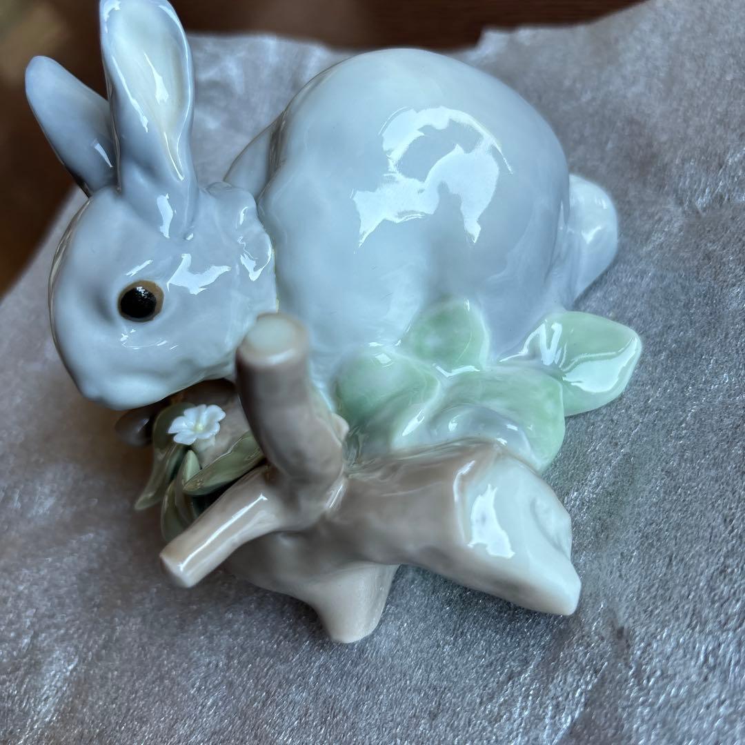 リヤドロ LLADRO 兎　フィギュリン 陶器人形 置物