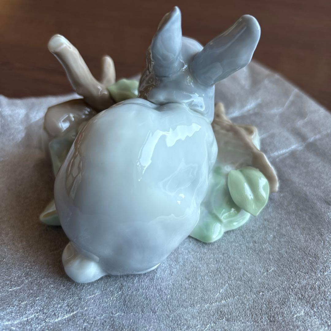 リヤドロ LLADRO 兎　フィギュリン 陶器人形 置物