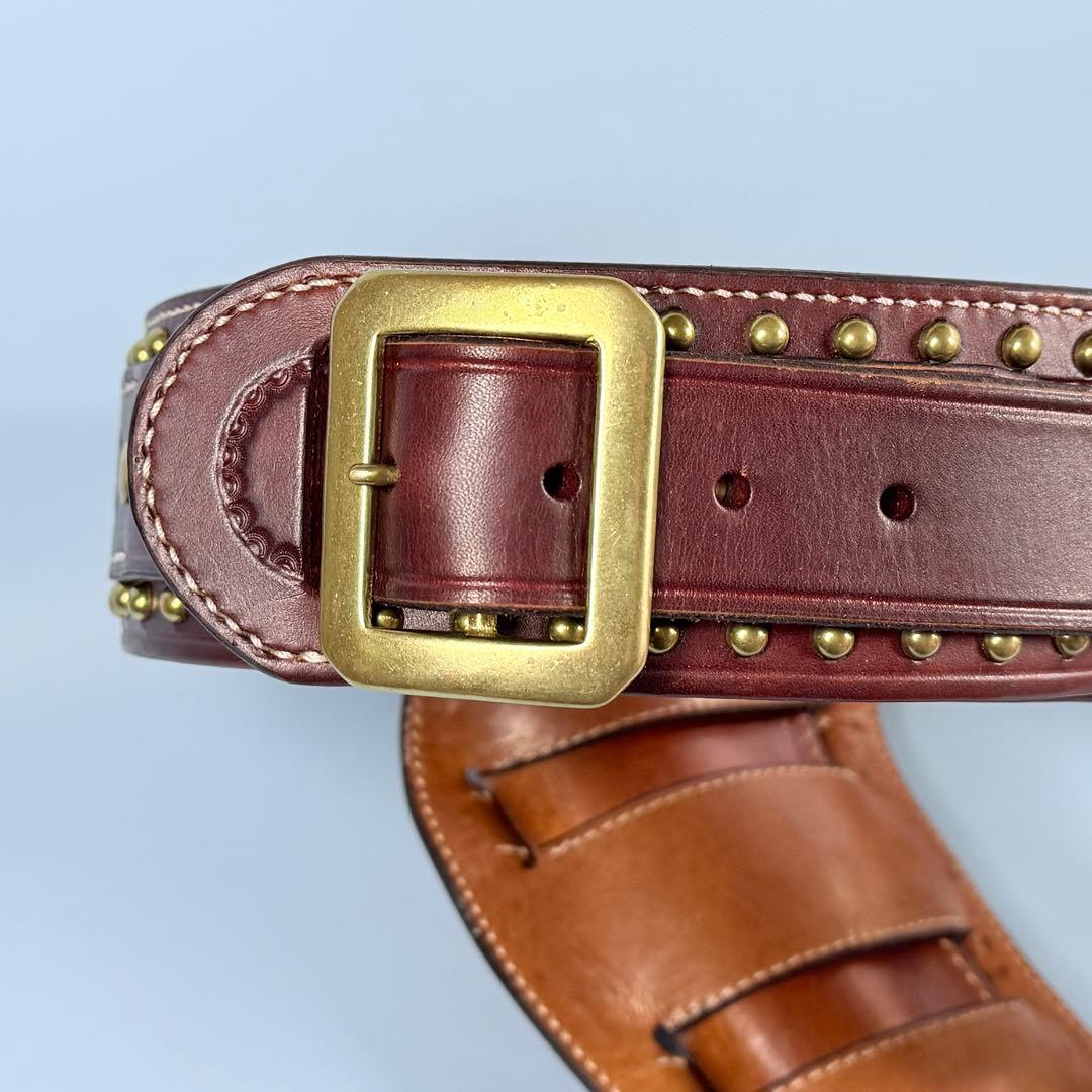 Old West Styles スタッズ付きRig 右利き用ダブルホルスター
