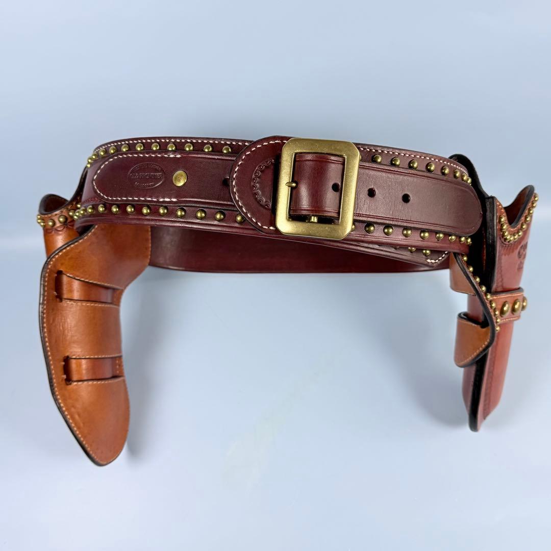 Old West Styles スタッズ付きRig 右利き用ダブルホルスター