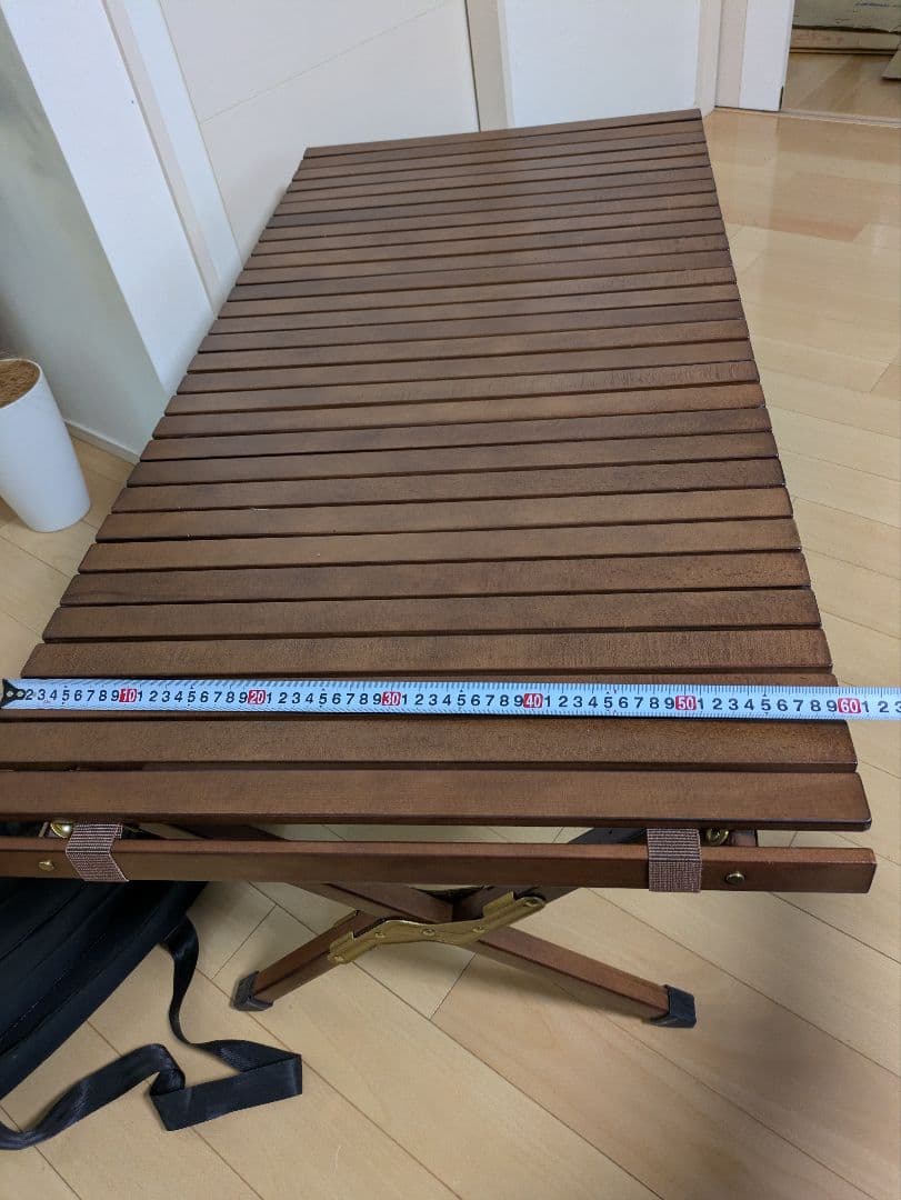 ネイチャーハイク ウッドロールトップテーブルL