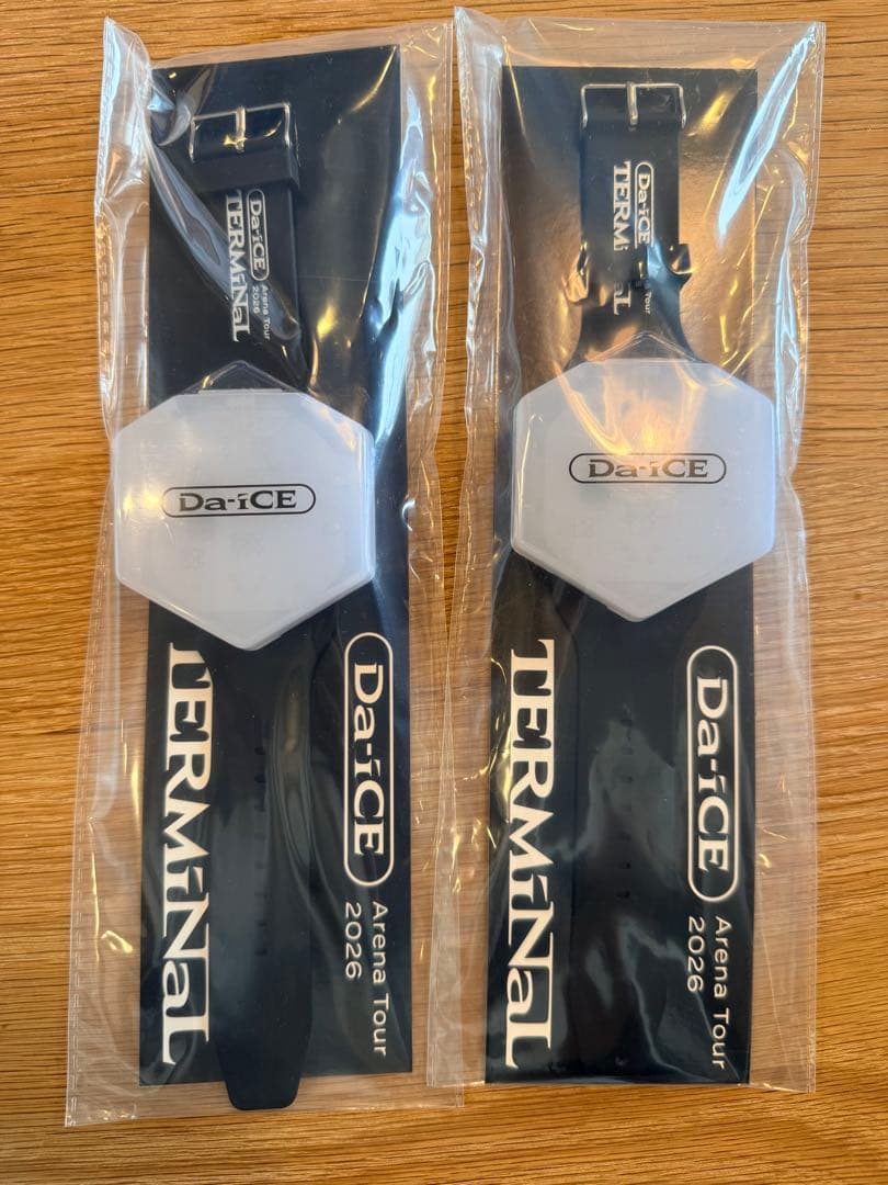 新品・未使用Da-iCE TERMiNaL 2026 ブレスレットライト 2個
