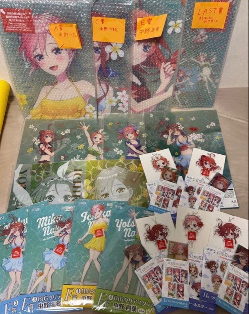 24点　五等分の花嫁　映画　ひこくじ　水着　日本 アニメ　マンガ　まとめ売り
