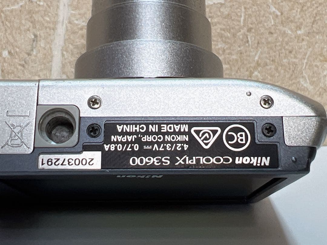 Nikon COOLPIX S3600コンパクトデジタルカメラ ジャンク