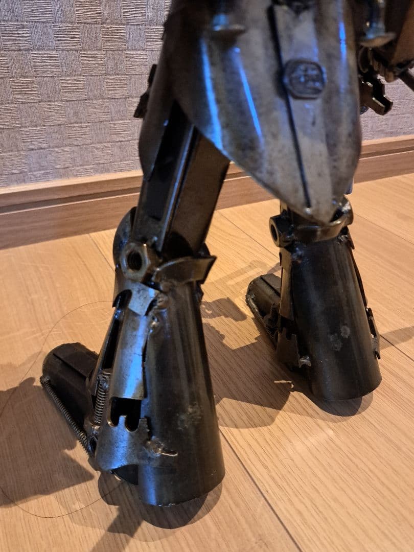 廃材　メタルアート　ガンダム　鉄　アイアンアート