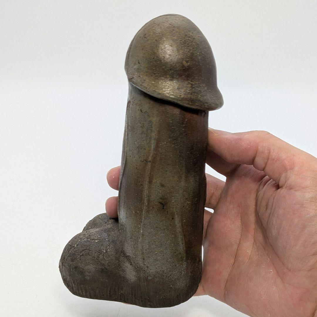 備前焼 男根徳利 用心箱 酒器 とっくり ぐい呑 酒盃 酒杯 お猪口 置物 食器