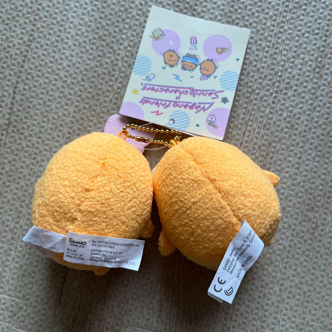 ナガノフレンズ×サンリオキャラクターズ マスコットホルダー（もぐらコロッケ）