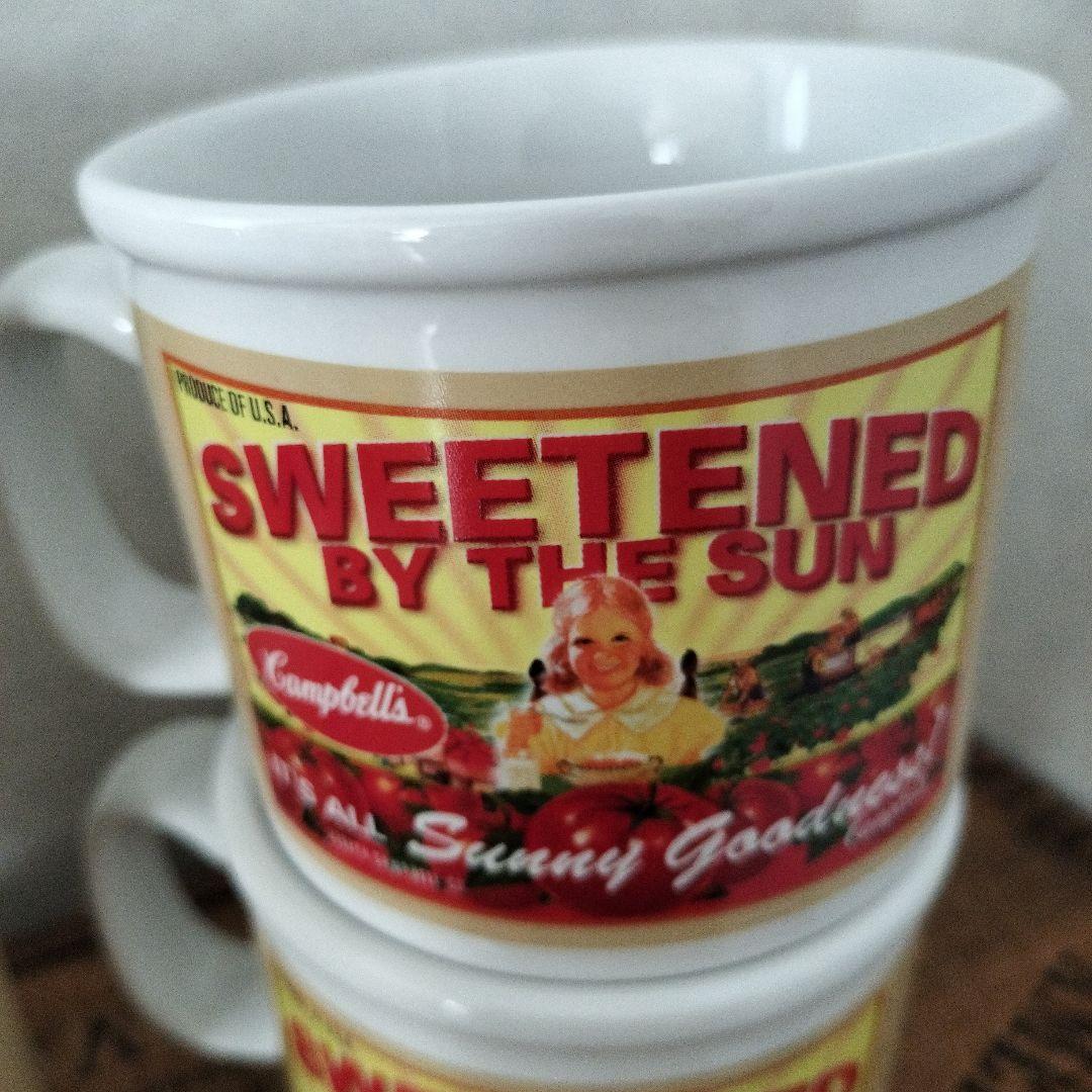 【未使用】Campbell's スープカップ4個セット ビンテージ