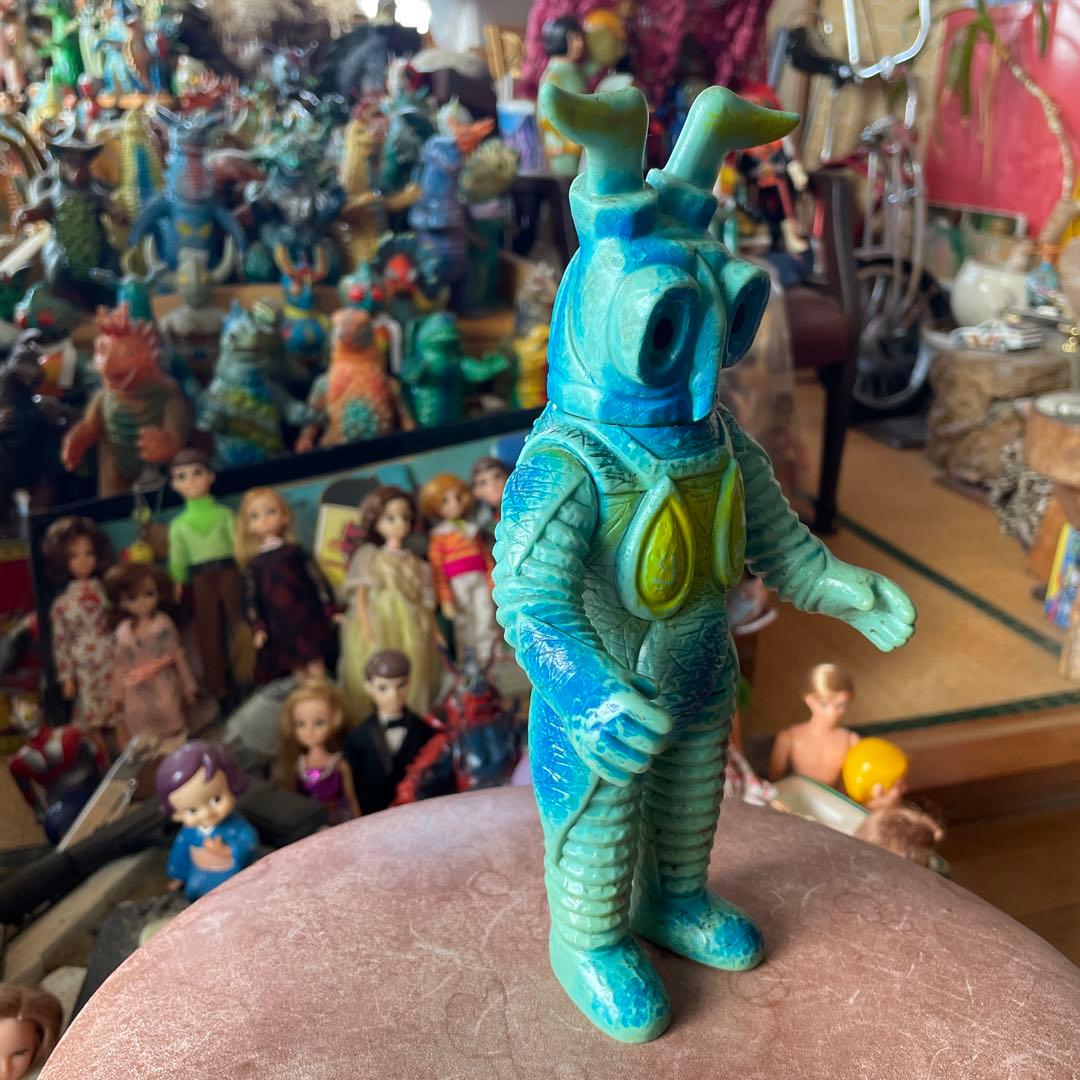 当時物　ゼットン　スタンダードサイズ　ブルマーク　ウルトラマン　ソフビ