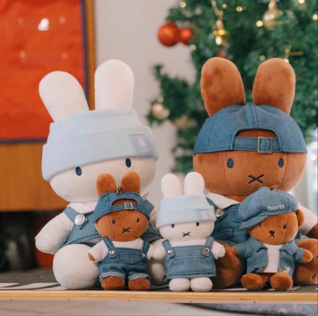 韓国 ソウル ソンス 聖水 限定 ミッフィー デニムドールキーリング 2点セット