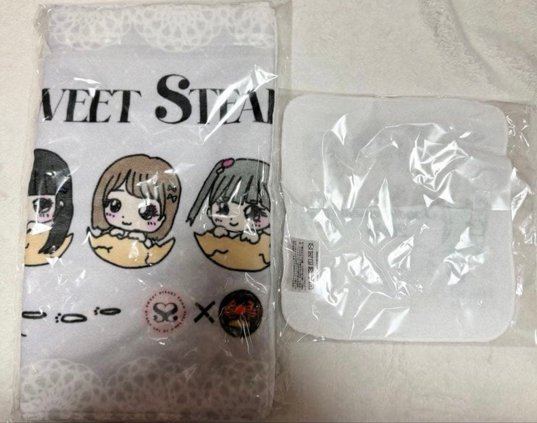 SWEETSTEADY すいすて 福井 奥田彩友 デザイン タオル 2点