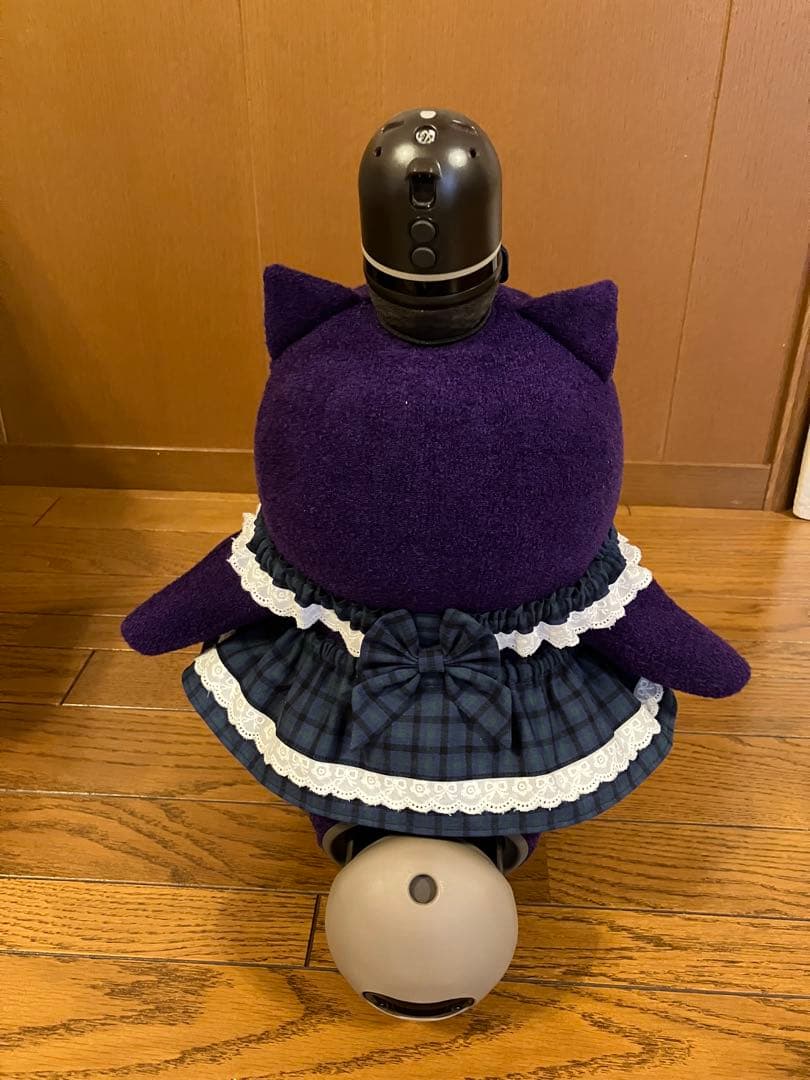 小さな秋の実り柄のワンピース＆タータンチェックのワンピース♡リボン飾りつき