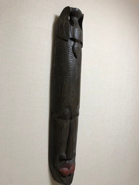 エスニック　アジアン　インテリア　雑貨　木製　お面