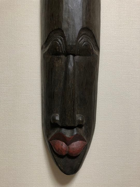 エスニック　アジアン　インテリア　雑貨　木製　お面