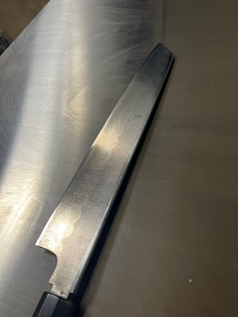 本焼　切付包丁　270mm 薄刃包丁 真改作 ￼刺身包丁