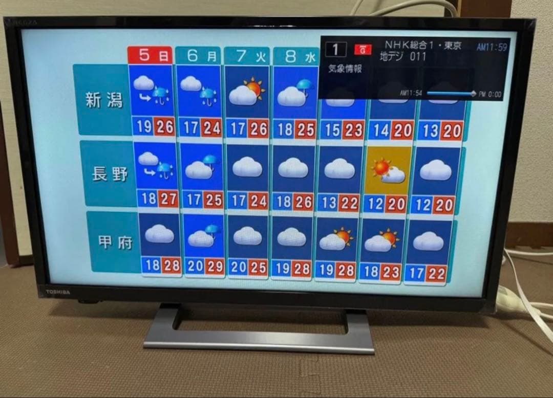 美品！東芝レグザ 24V34 24インチ2021年製動画可テレビ