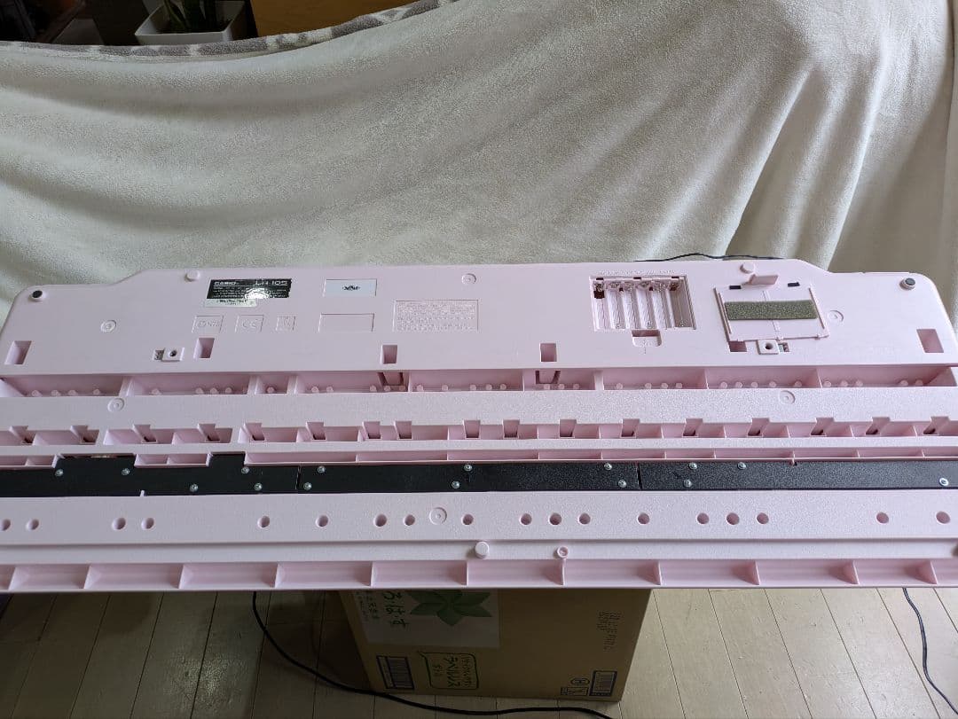 カシオ 光ナビゲーションキーボード LK-105 マイク・箱・アダプタ付