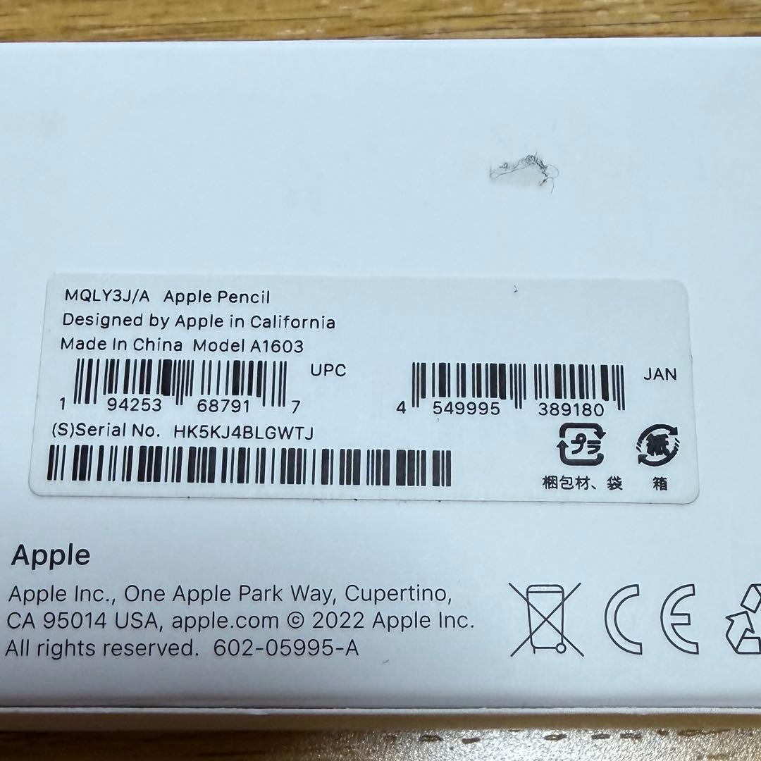 Apple Pencil 第1世代MQLY3J/A USB-Cアダプタ付き