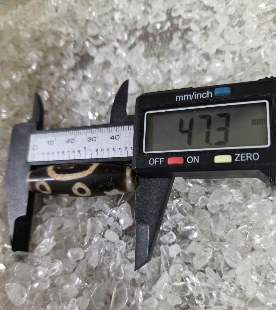 114　観音三眼天珠　貴重　珍品　dzibeads　！