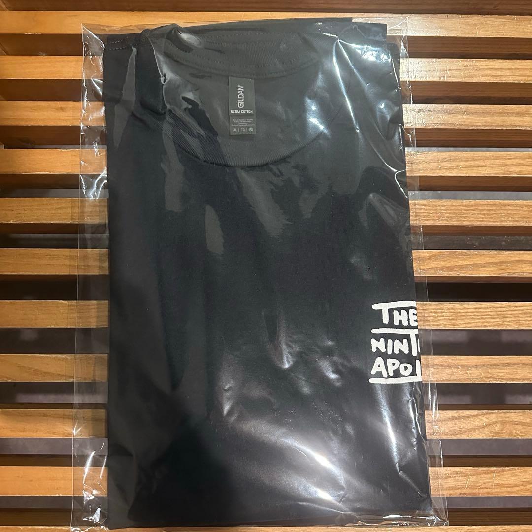 新品未開封 THE NINTH APOLLO レーベルロゴ Tee 黒 XL