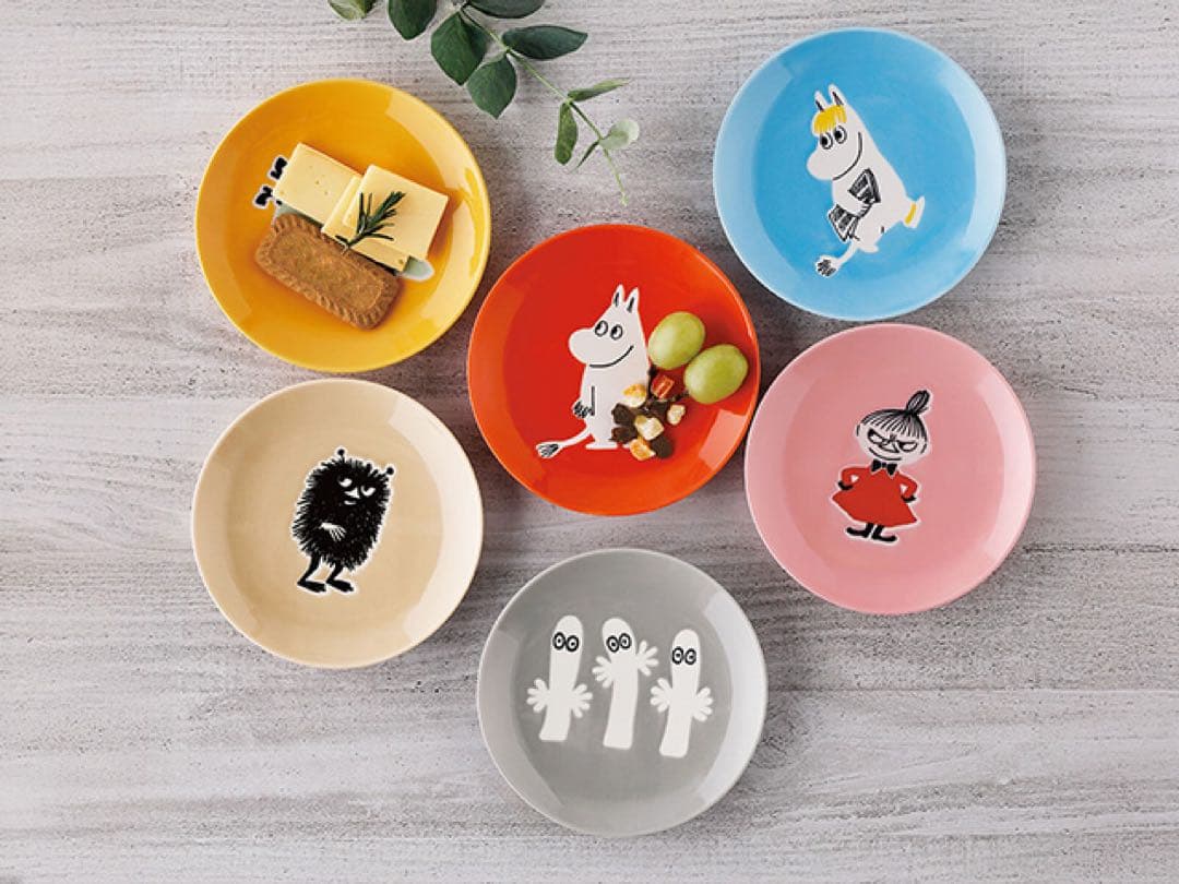 MOOMIN/ムーミン スモールプレート【8枚×2=16枚】小皿15cm