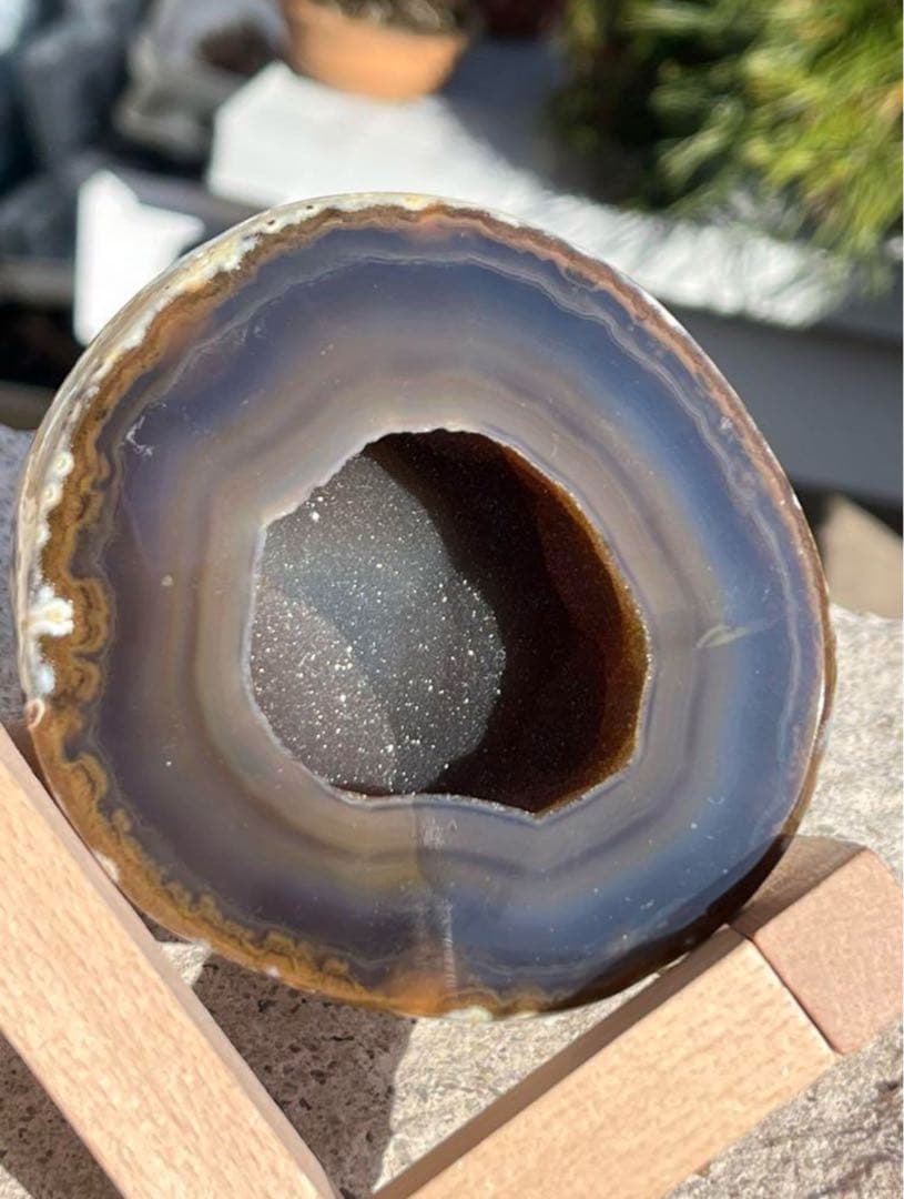 最強金運上昇⤴️⭐️MN5トレジャー瑪瑙⭐️希少⭐️キラキラ黒シュガー⭐️スピリチュアル