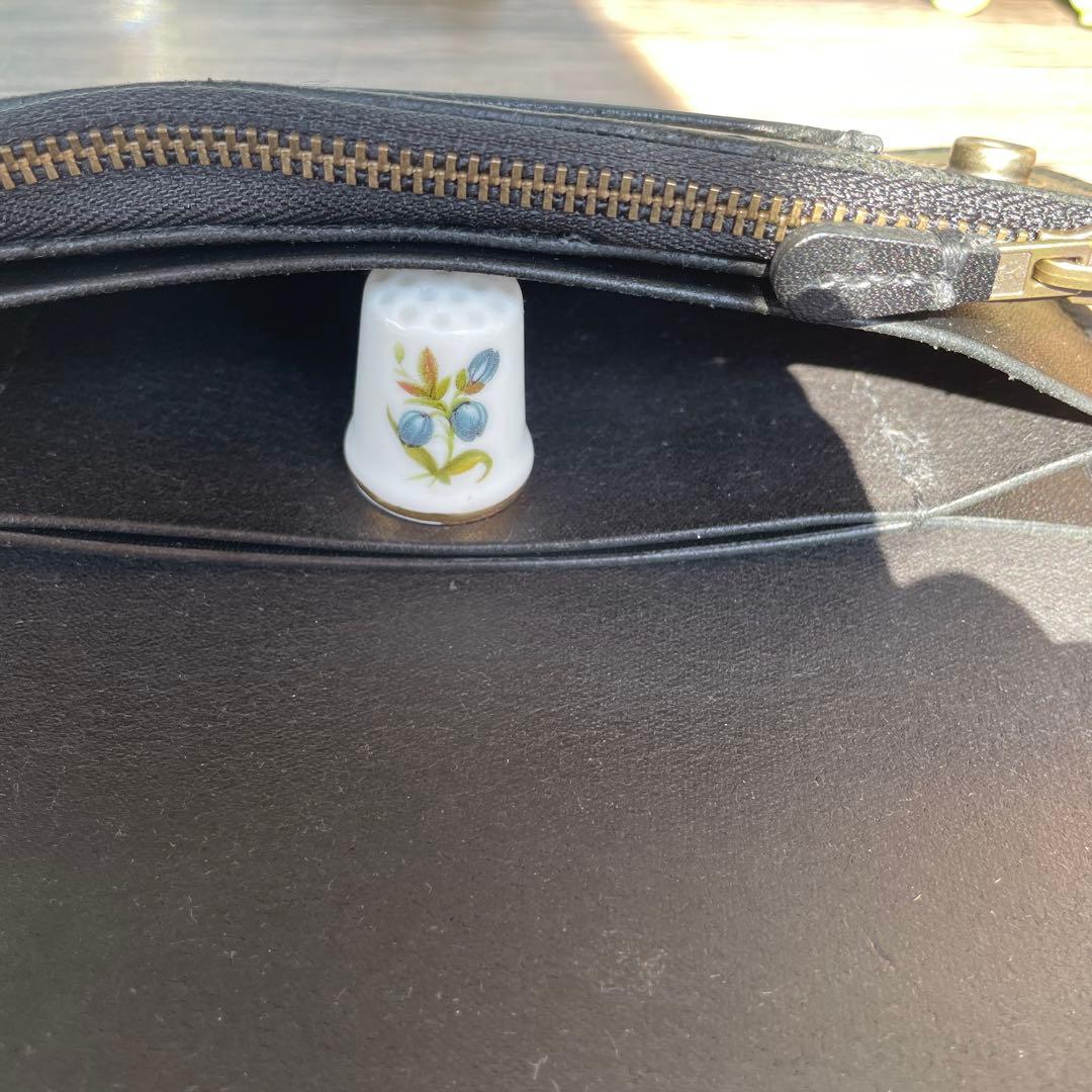 トラッカーウォレット　ブラックキップヌメ　総手縫