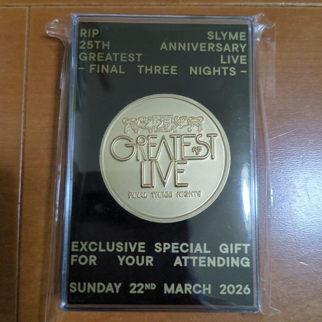 RIPSLIME リップスライム GREATEST LIVE 3/22限定グッズ