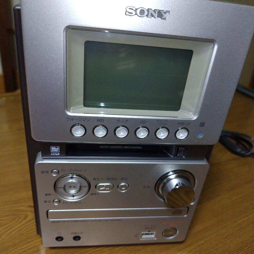SONY ソニー　CMT-M35WM（ HCD-M35WM）ミニコンポ　シルバー