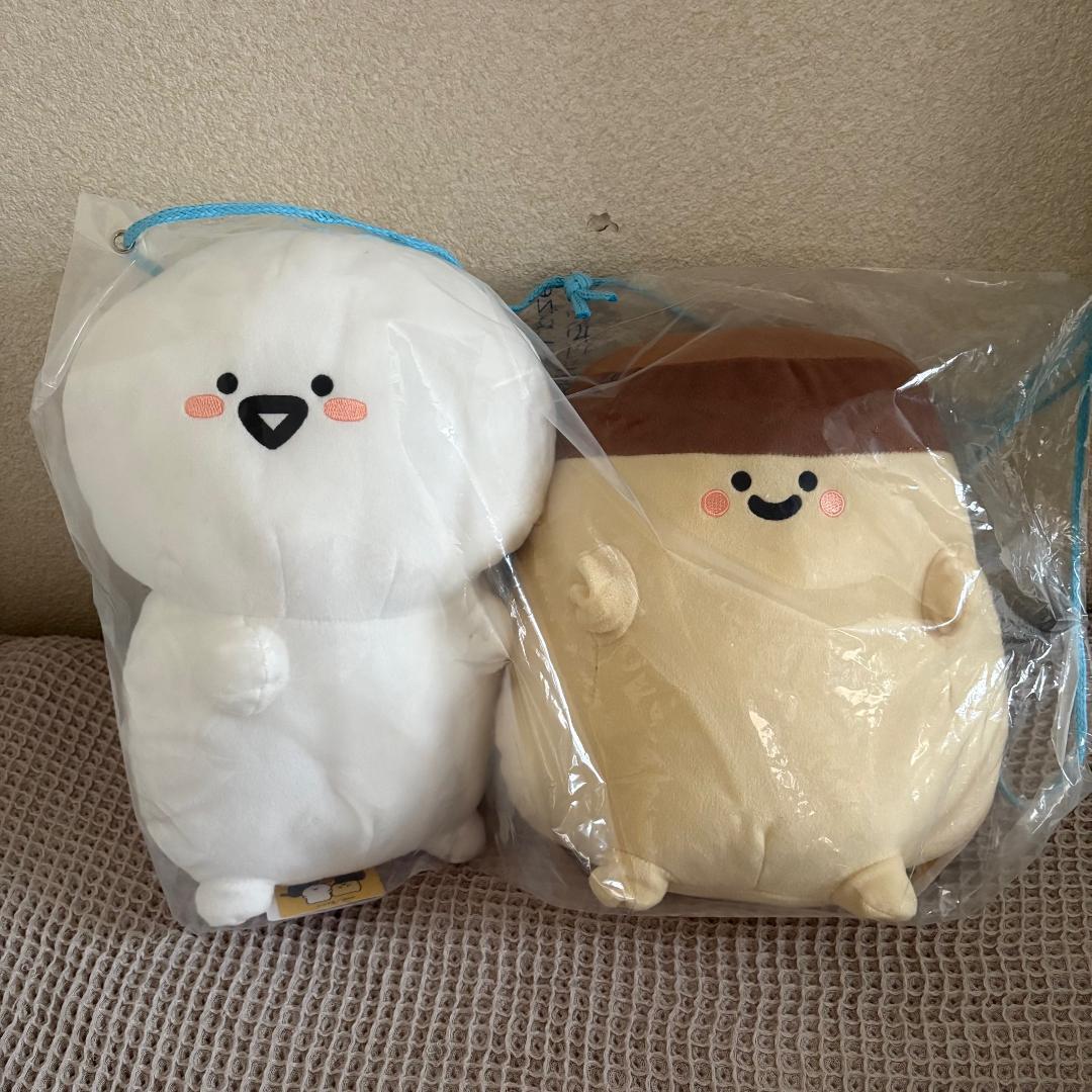 【新品セット】お文具といっしょ お文具さん プリンさん ぬいぐるみ XL ②