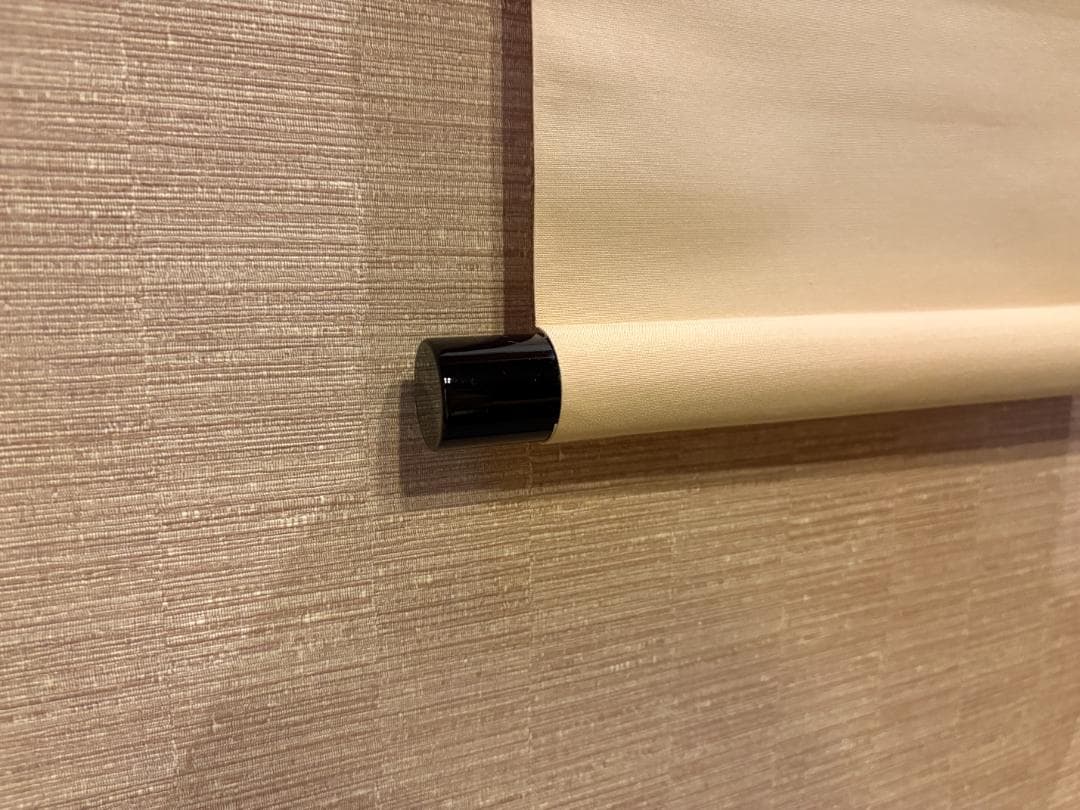 大徳寺　大道筆　茶掛軸　一行　山花開以錦　茶道具