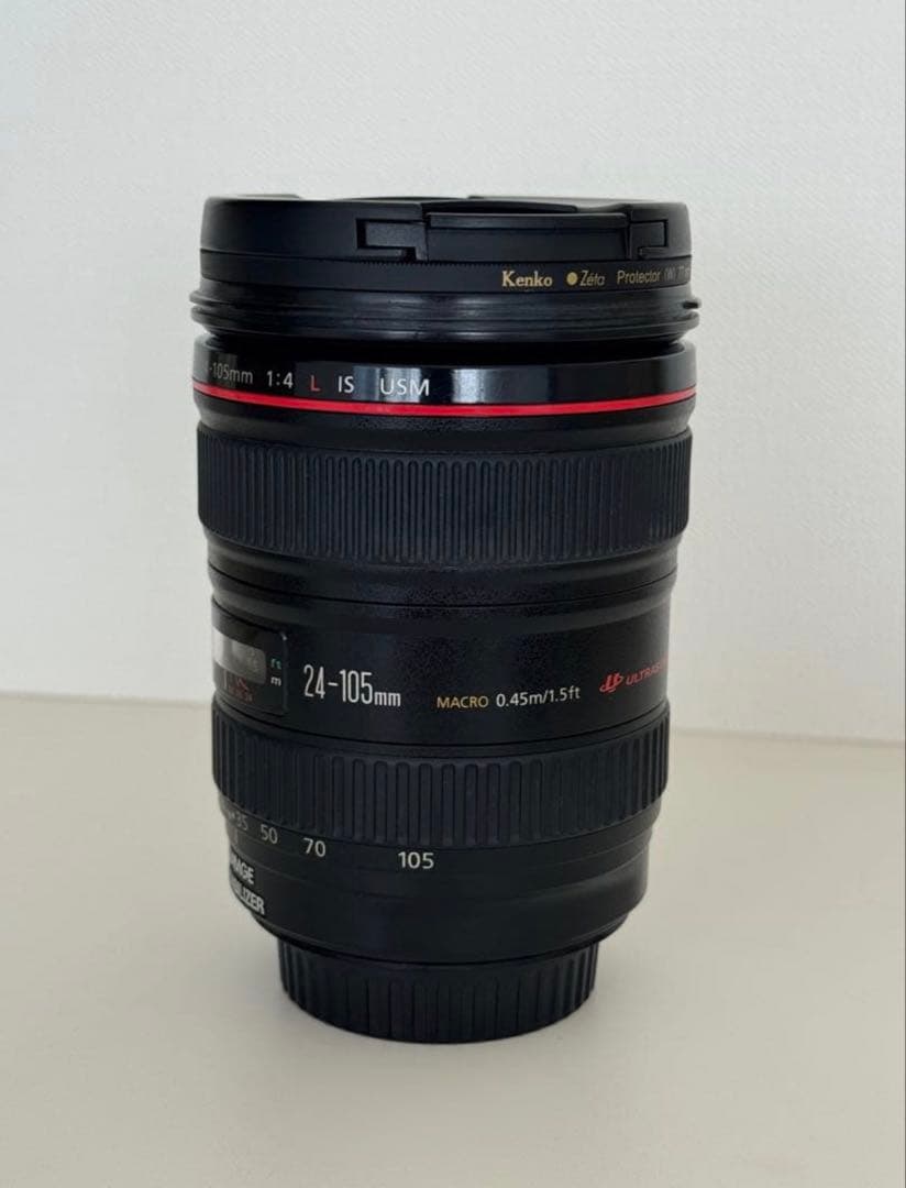 Canon EF24-105mm F4L IS USM 美品 フード付