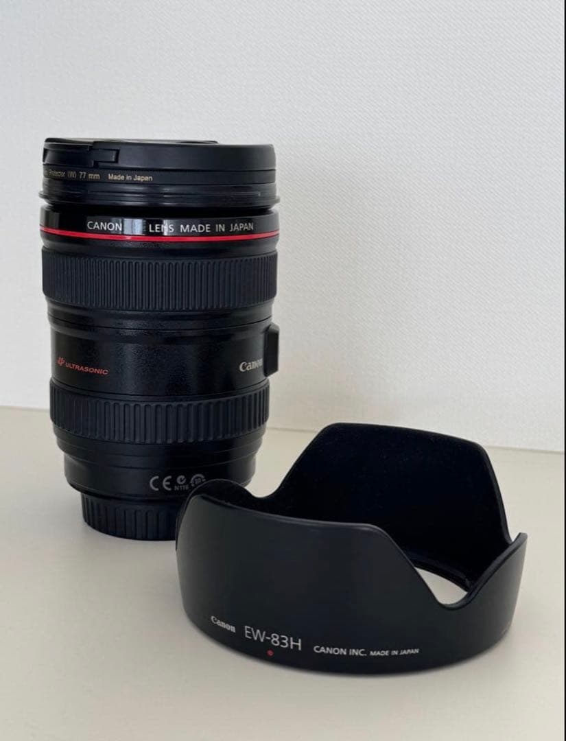 Canon EF24-105mm F4L IS USM 美品 フード付