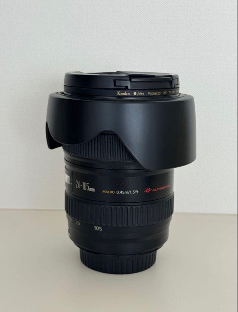 Canon EF24-105mm F4L IS USM 美品 フード付