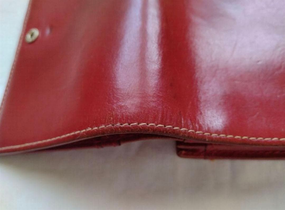 Whitehouse Cox 赤 レザー 長財布