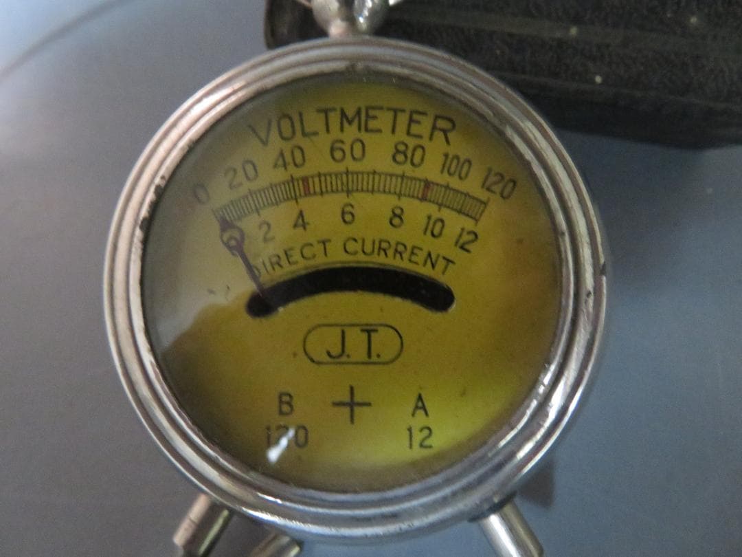 ◆245◆【レア】Vintage volt meter アナログボルトメータ－