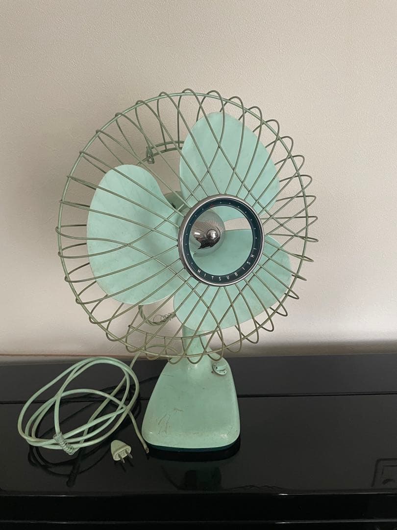 ジャンク品　昭和レトロ　三菱　扇風機