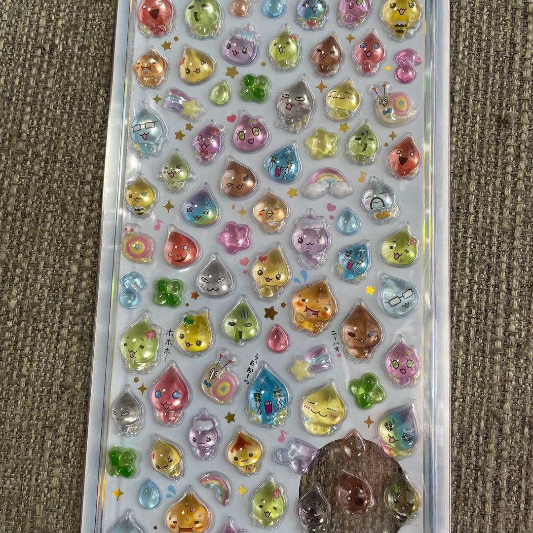 ボンボンドロップシール　きぐるみ　にーはお　にゆこん　しずくちゃん　キティ