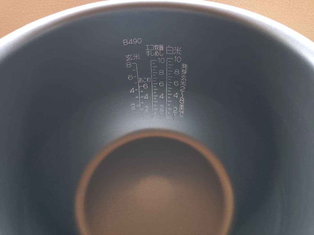 【中古品】象印炊飯器用内釜 B490 10合対応