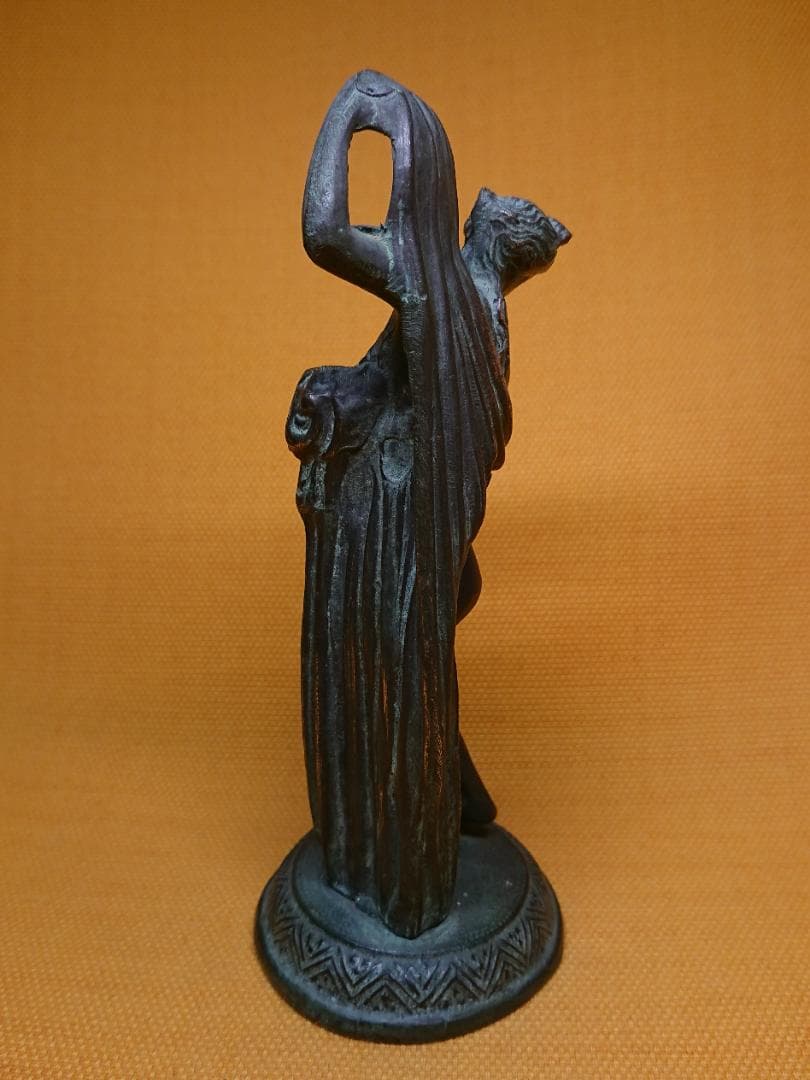 人形　女神　ブロンズ像　イタリア　置物　インテリア　工芸品　美術品　A1150