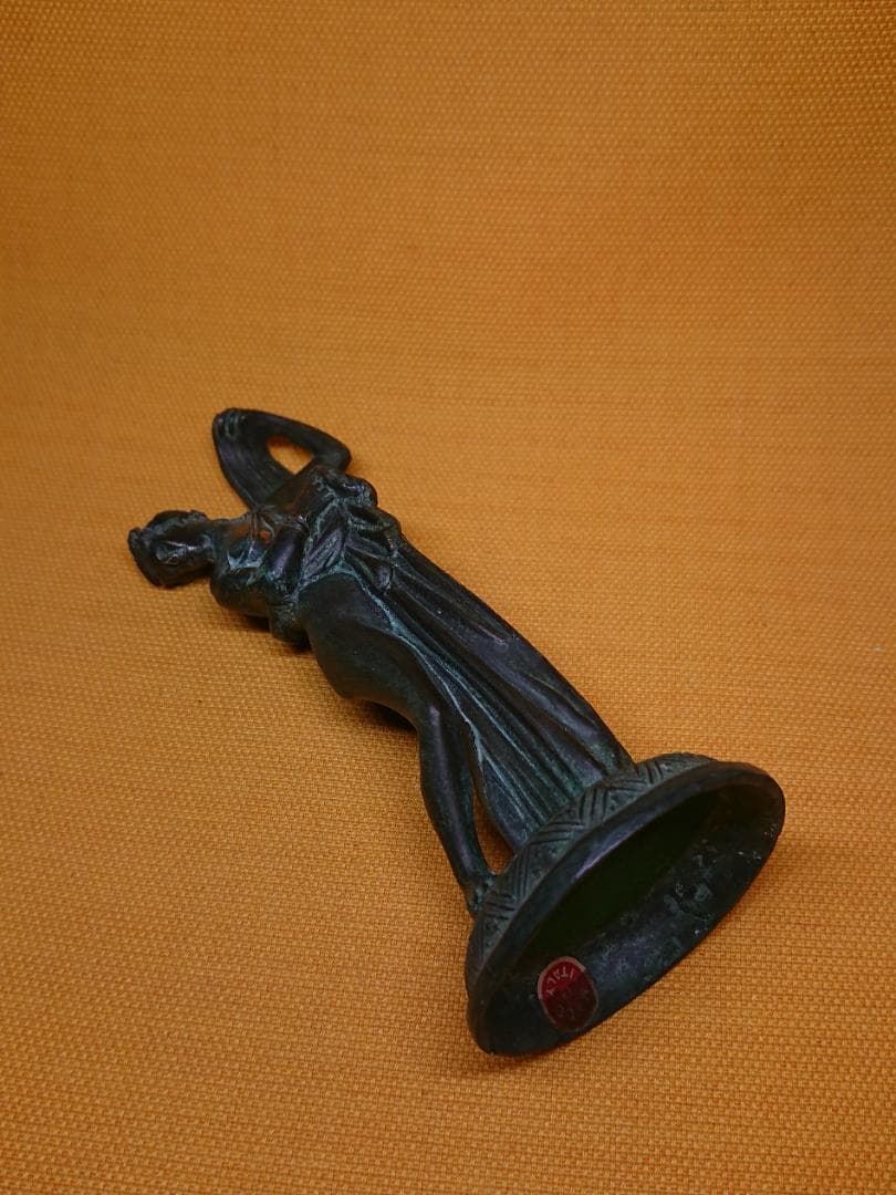 人形　女神　ブロンズ像　イタリア　置物　インテリア　工芸品　美術品　A1150