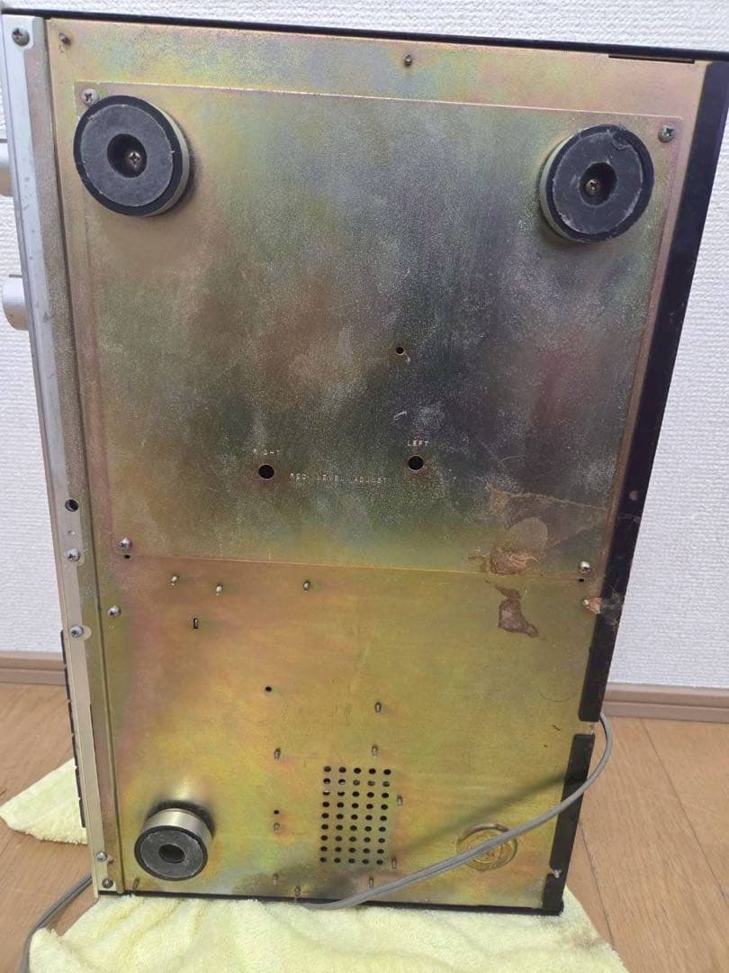 AKAI カセットデッキ シルバー